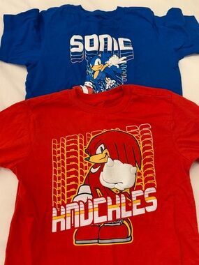 Kids' Sonic and Knuckles Graphic Tees 5T